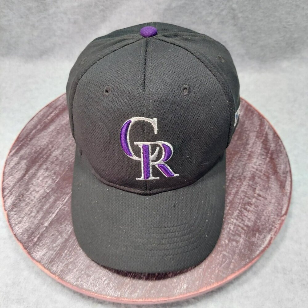 Youth Colorado Rockies OC Sports Adjustable Hat Cap Boy Team MLB Baseball Black